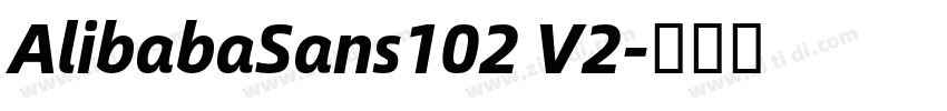 AlibabaSans102 V2字体转换